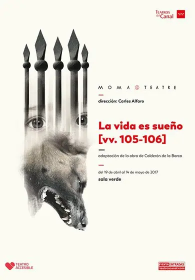 Cartel de La vida es sueño (vv.105-106)