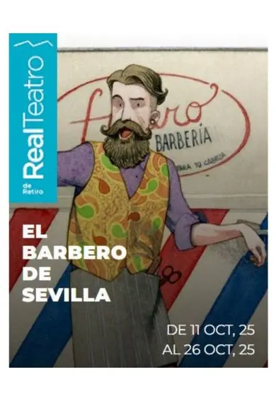 Cartel de Real Teatro de Retiro: El barbero de Sevilla