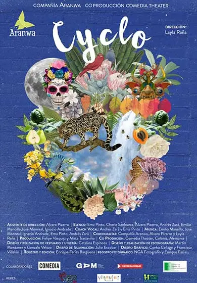 Cartel de Cyclo – Teatro, danza y música en directo