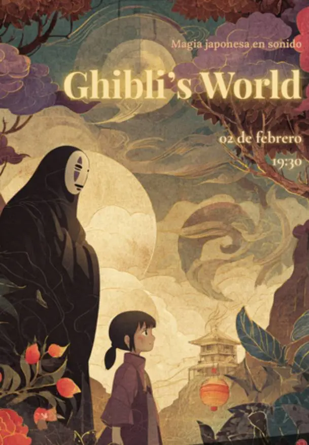 Cartel de Ghibli’s World