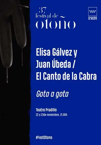 Cartel de El canto de la cabra: Gota a gota