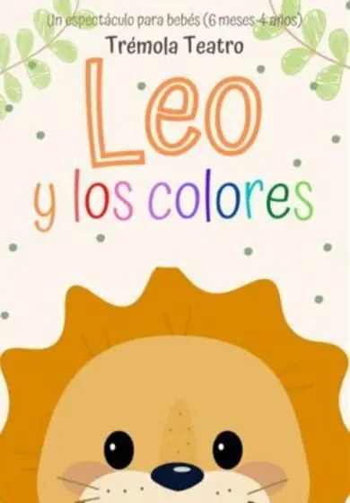 Cartel de Leo y los colores