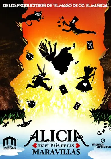 Cartel de Alicia en el País de las Maravillas