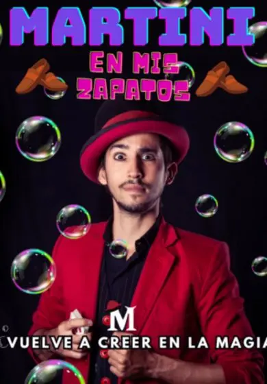 Cartel de En mis zapatos, magia con Gonza Martini