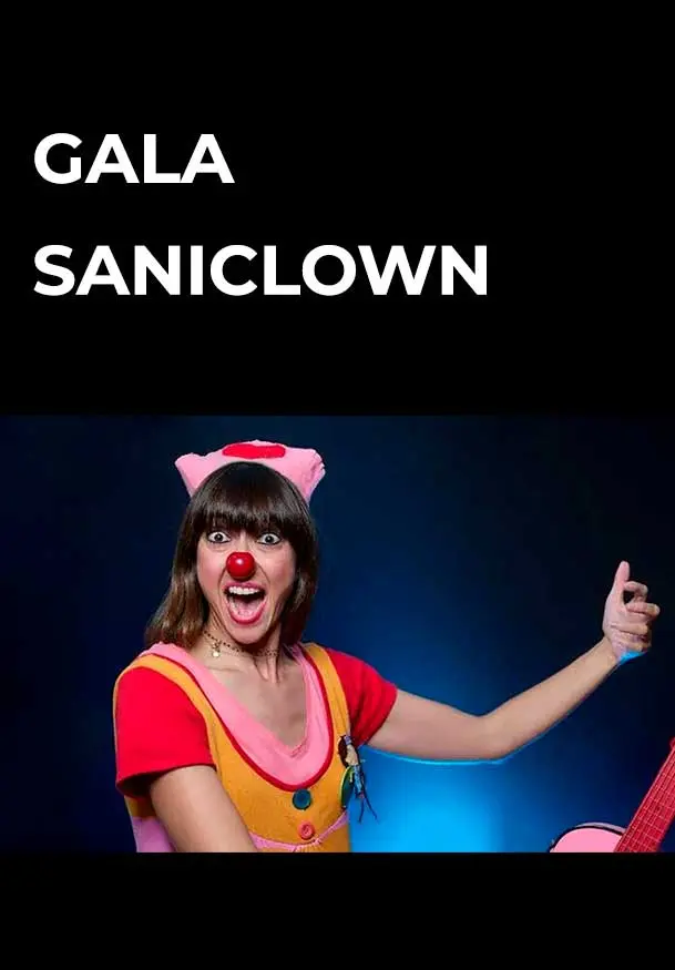 Cartel de Gala Saniclown: Superpoderisas