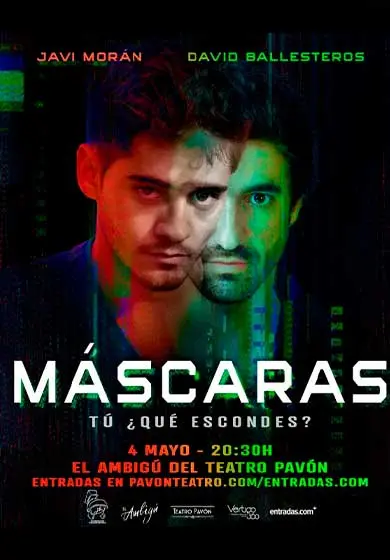 Cartel de Máscaras. Tú ¿qué escondes?