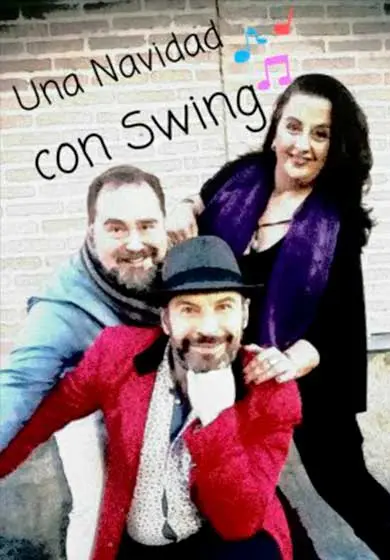 Cartel de Una Navidad con swing