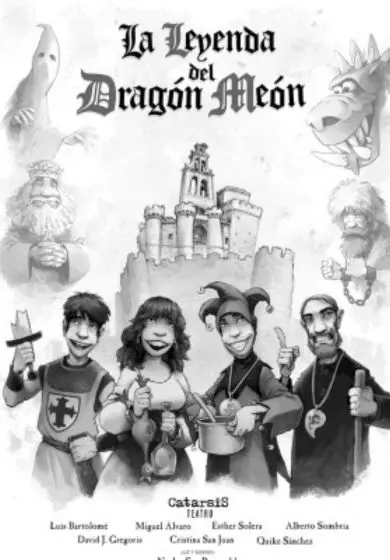 Cartel de La leyenda del dragón Meón