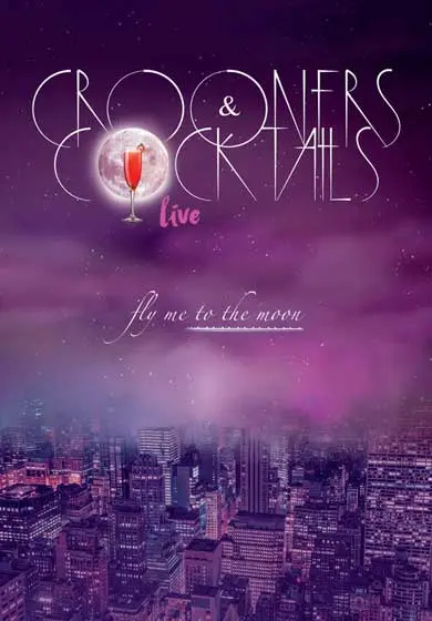 Cartel de Crooners & Cocktails