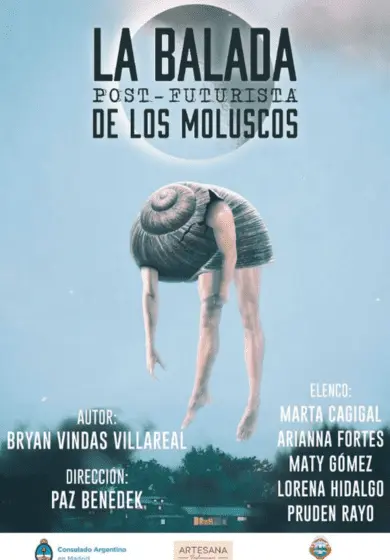Cartel de La balada post-futurista de los moluscos
