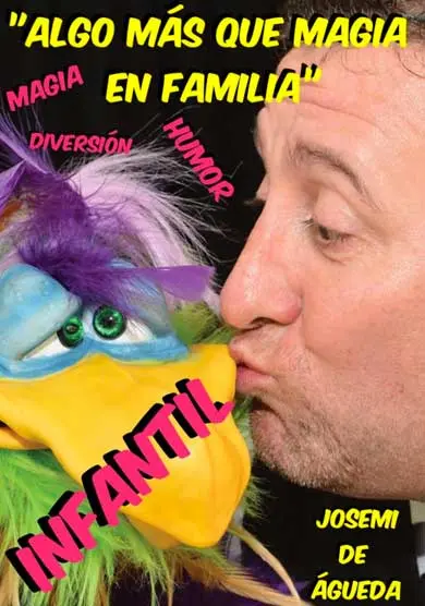 Cartel de Algo más que magia en familia