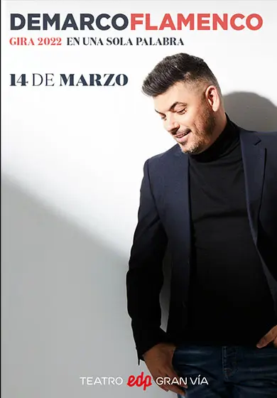 Cartel de DeMarco Flamenco: En una sola palabra