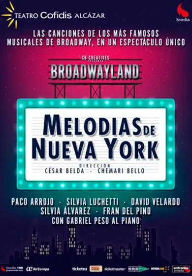 Cartel de Melodías de Nueva York