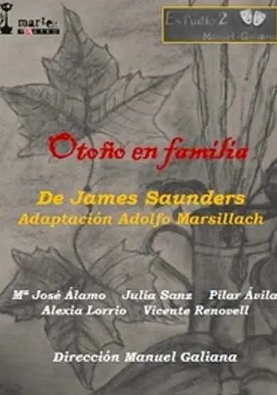 Cartel de Otoño en familia