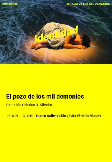 Cartel de El pozo de los mil demonios
