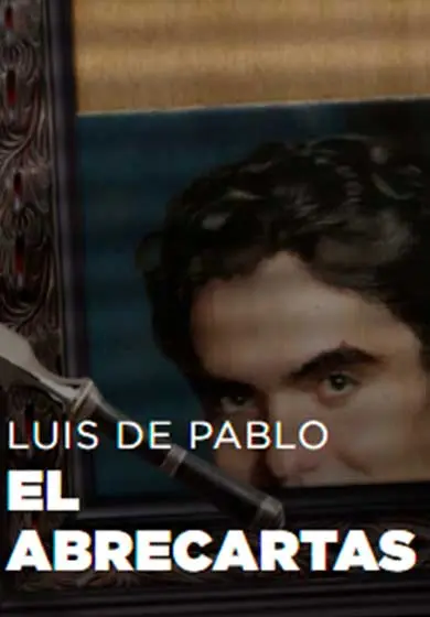Cartel de Luis de Pablo: El abrecartas