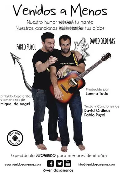 Cartel de Venidos a menos