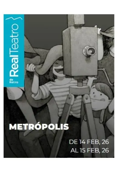 Cartel de Cine mudo con música en vivo: Metrópolis