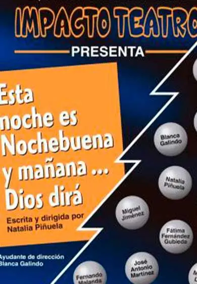 Cartel de Esta noche es Nochebuena y mañana... Dios dirá
