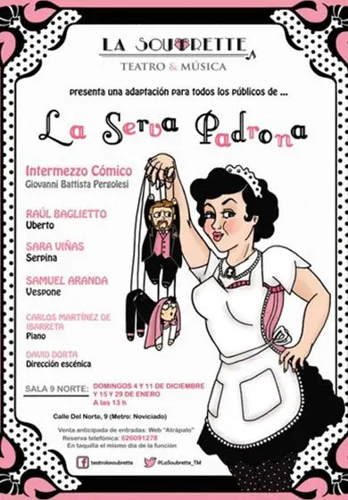 Cartel de La Serva Padrona