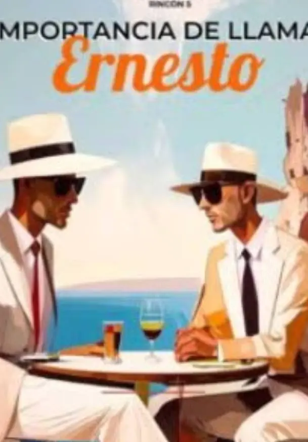 Cartel de La importancia de llamarse Ernesto. Nieves Castells