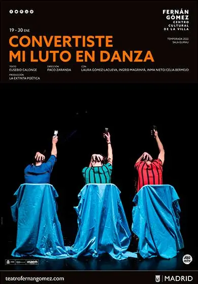 Cartel de Convertiste mi luto en danza