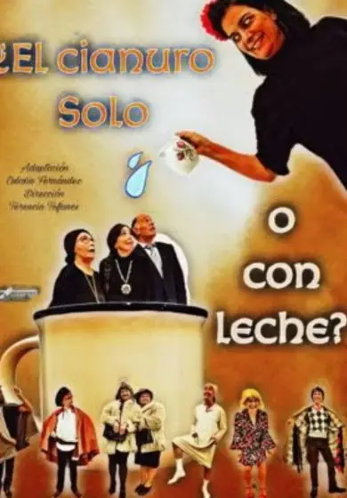 Cartel de Cianuro, ¿solo o con leche? - Terencio Tofanes