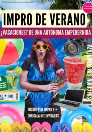 Cartel de Impro de verano