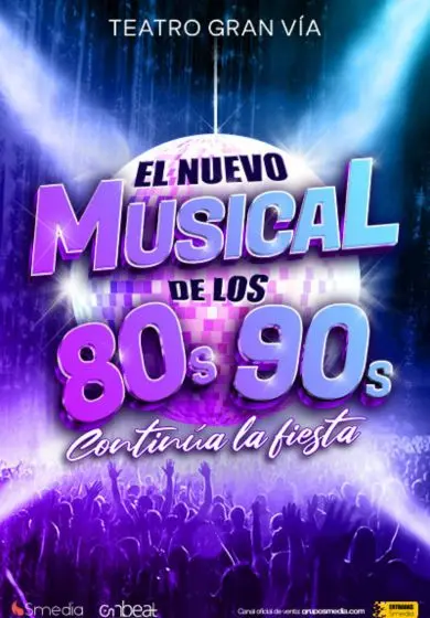 Cartel de El nuevo musical de los 80 y los 90