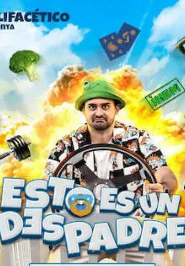 Cartel de Polifacético. Esto es un despadre