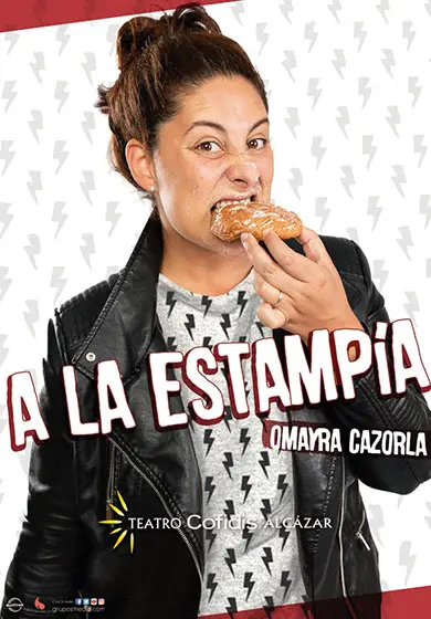 Cartel de Omayra Cazorla: A la estampía