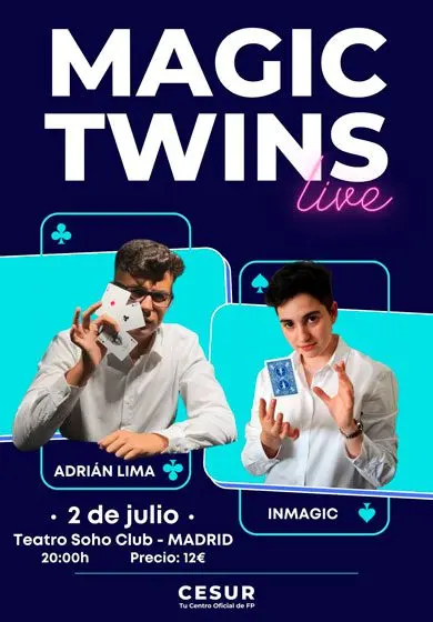 Cartel de Magictwins Live