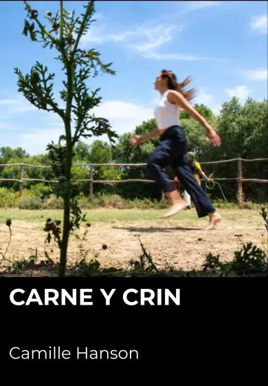 Cartel de Carne y crin