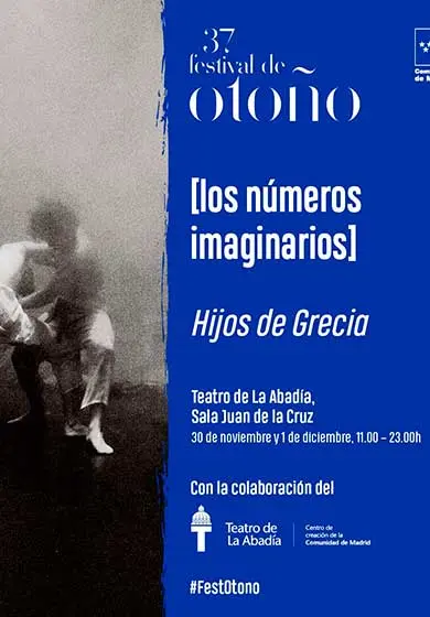 Cartel de Los números imaginarios [Ensamble]: Hijos de Grecia