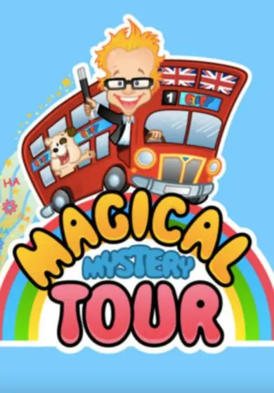 Cartel de Magia bilingüe: The Magical Mystery Tour