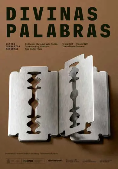 Cartel de Divinas palabras - José Carlos Plaza