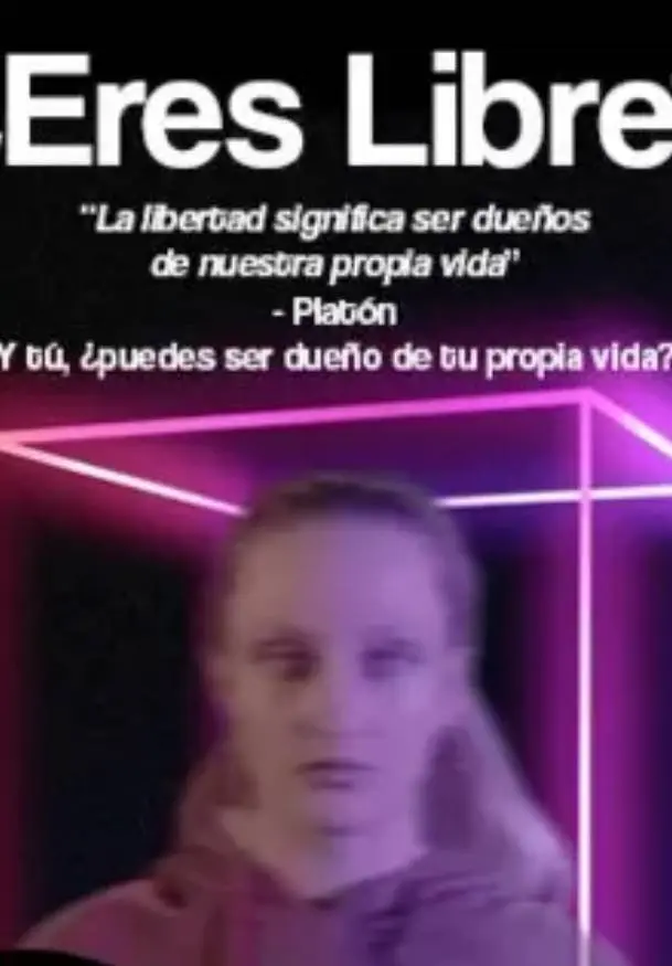 Cartel de ¿Eres libre?