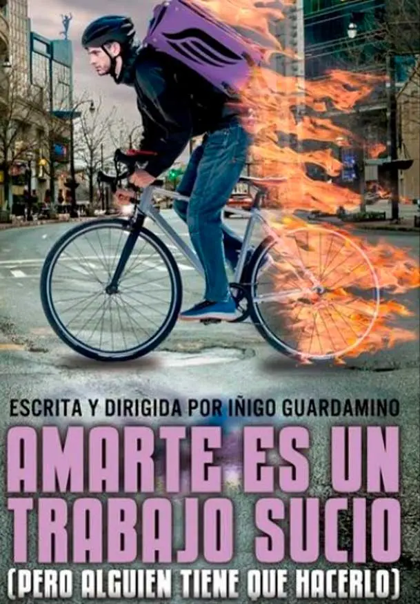 Cartel de Amarte es un trabajo sucio (pero alguien tiene que hacerlo)