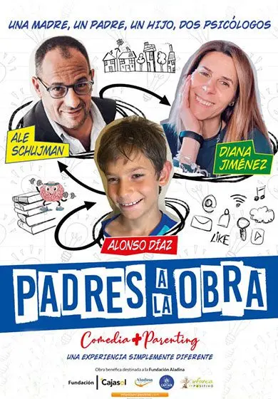 Cartel de Padres a la obra