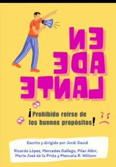Cartel de En adelante ¡Prohibido reírse de los buenos propósitos!