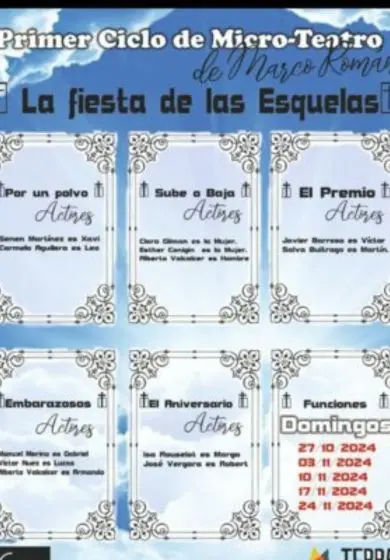 Cartel de La Fiesta de las Esquelas