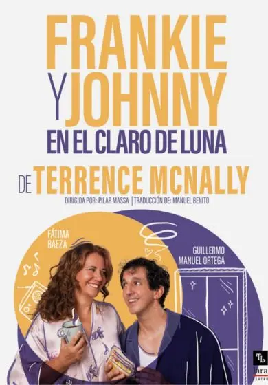 Cartel de Frankie y Johnny en el claro de luna