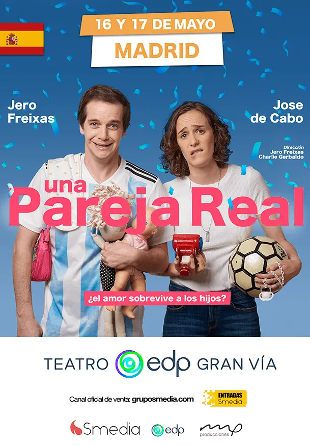 Cartel de Una pareja real