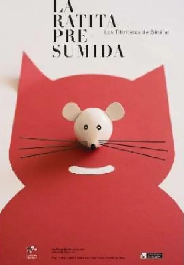 Cartel de La ratita presumida - Titiriteros de Binéfar