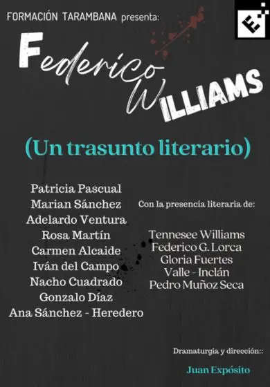 Cartel de Federico Williams (Un trasunto literario)