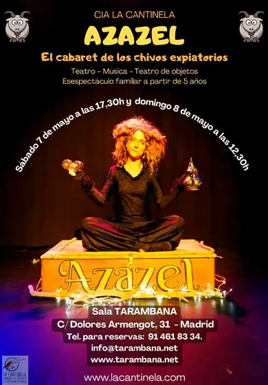 Cartel de Azazel, el cabaret de los chivos expiatorios