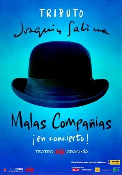 Cartel de Malas compañías - Tributo a Joaquín Sabina