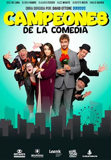 Cartel de Campeones de la comedia
