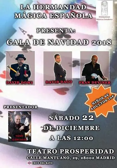 Cartel de Gala de Navidad 2018