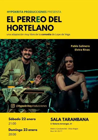 Cartel de El perreo del hortelano